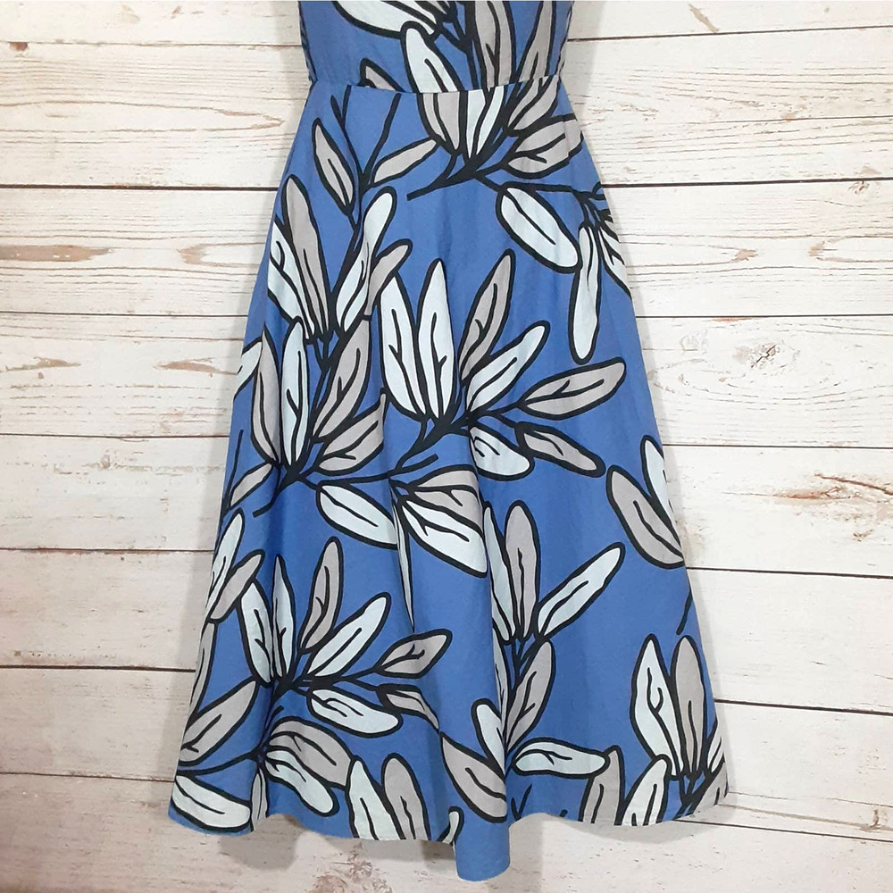 Bitten by SJP Blue Floral Strapless Dress - Picture 4 of 6